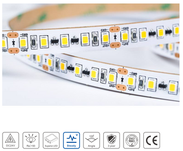 35m roll 120P-ND-IP20 LED strip DC 24V