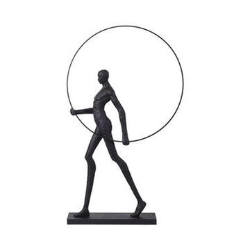 Modern human body sculpture model room sales office art decoration lamp hotel hall decoration floor lamp