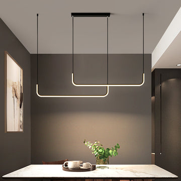 Staple hanging pendant light