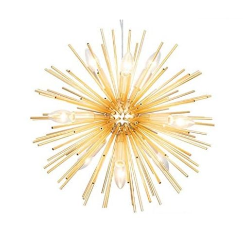 Globe Aluminium Gold Chandelier